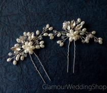 Sale - Hair Pin Bridal Hair Pins Silver Bridal Headpiece Bridal Hairpiece Wedding Hair Bridal Hair Accessory Bridal Hair Piece wedding photo - Sale - Hair Pin Bridal Hair Pins Silver Bridal Headpiece Bridal Hairpiece Wedding Hair Bridal Hair Accessory Bridal Hair Piece