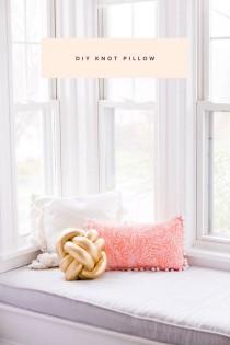 wedding photo - DIY Knot Pillow Tutorial