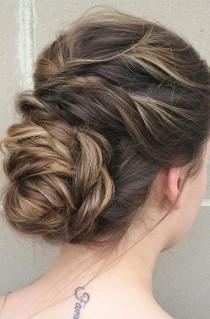 wedding photo -  Perfect Textured Updo Wedding Hairstyle Inspiration