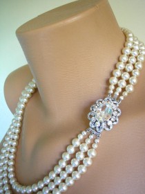 wedding photo -  Pearl Necklace, Mother of the Bride