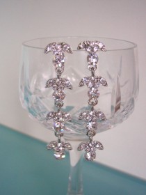 wedding photo -  Crystal Bridal Earrings