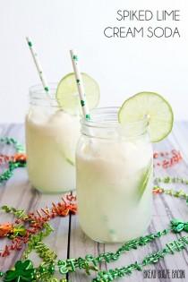 wedding photo - Spiked Lime Cream Soda