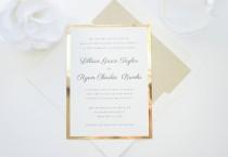 Luxury Wedding Invitations, Elegant Wedding Invitations, Gold Wedding Invitations, Gold Glitter Wedding Invitation- Deposit wedding photo - Luxury Wedding Invitations, Elegant Wedding Invitations, Gold Wedding Invitations, Gold Glitter Wedding Invitation- Deposit
