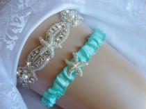 Beach Bridal Garter, Starfish Wedding Garter, Something Blue Destination Garter Set, Wedding Garters and Lingerie, Wedding Garder wedding photo - Beach Bridal Garter, Starfish Wedding Garter, Something Blue Destination Garter Set, Wedding Garters and Lingerie, Wedding Garder