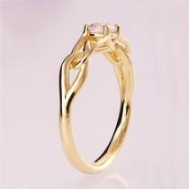 Knot Engagement Ring, Diamond engagement ring, Celtic ring, engagement ring, Twist engagement ring, Promise ring, ENG16 wedding photo - Knot Engagement Ring, Diamond engagement ring, Celtic ring, engagement ring, Twist engagement ring, Promise ring, ENG16