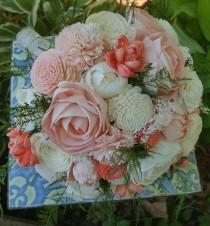 Sola wood bouquet, dried flower bouquet, sola flower, wooden flower, wood bouquet, eco-friendly flower, preserved bouquet, evergreen wedding photo - Sola wood bouquet, dried flower bouquet, sola flower, wooden flower, wood bouquet, eco-friendly flower, preserved bouquet, evergreen