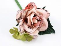 Rose Music Sheet Rose - Grooms Buttonhole - Boutonniere wedding photo - Rose Music Sheet Rose - Grooms Buttonhole - Boutonniere