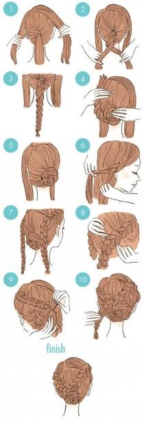 20 Easy And Cute Hairstyles That Can Be Done In Just A Few Minutes wedding photo - 20 Easy And Cute Hairstyles That Can Be Done In Just A Few Minutes