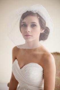 10 Glamorous Birdcage Veils For Your Big Day wedding photo - 10 Glamorous Birdcage Veils For Your Big Day