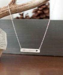Arrow Necklace - Silver Arrow - Arrow Jewelry wedding photo - Arrow Necklace - Silver Arrow - Arrow Jewelry