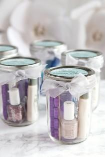 Pedicure In A Jar Bridal Shower Favors wedding photo - Pedicure In A Jar Bridal Shower Favors