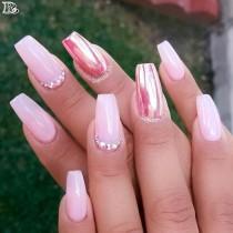 30 Stunning And Amazing Pink Acrylic Nails wedding photo - 30 Stunning And Amazing Pink Acrylic Nails