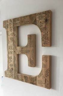 Wedding Guest Book Initial Letter-Wedding Guest Book Alternative-Wedding Guest Book Ideas-Rustic Guestbook-Guestbook Letter wedding photo - Wedding Guest Book Initial Letter-Wedding Guest Book Alternative-Wedding Guest Book Ideas-Rustic Guestbook-Guestbook Letter