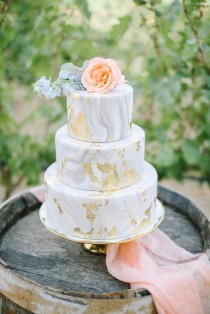wedding photo - 40 Must See Marble Wedding Cake Ideas