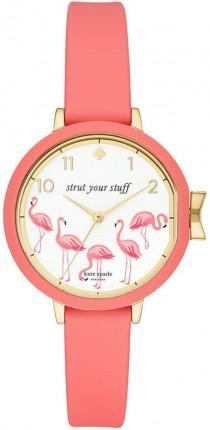 Kate Spade Women's Park Row Pink Silicone Strap Watch 34mm wedding photo - Kate Spade Women's Park Row Pink Silicone Strap Watch 34mm