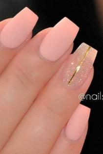 wedding photo - 39 PERFECT PINK NAILS DESIGNS TO FINISH INCREDIBLY GIRLY LOOK
