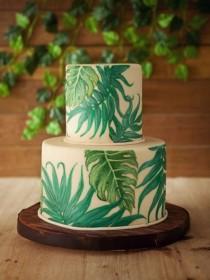 wedding photo - 25 Best Ideas Of Tropical Wedding Cake, So Fresh And Beautiful