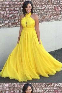 Discount Outstanding Prom Dresses Long, Modest Prom Dresses, Prom Dresses 2018, Yellow Prom Dresses wedding photo - Discount Outstanding Prom Dresses Long, Modest Prom Dresses, Prom Dresses 2018, Yellow Prom Dresses