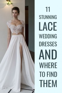 wedding photo - 11 Stunning Lace Wedding Dresses