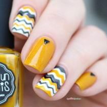 wedding photo - 46 Cute Mustard Nails Color And Design Ideas