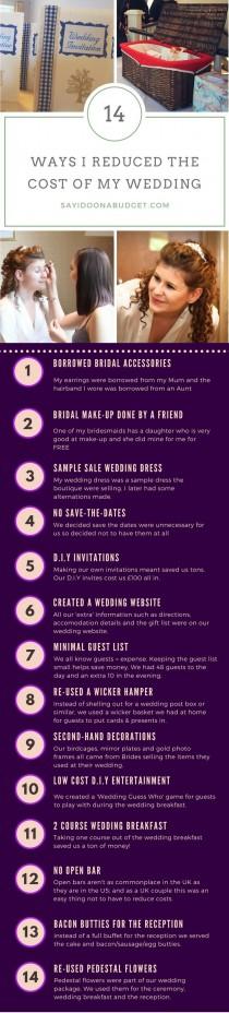 wedding photo - 14 Ways To Reduce The Cost Of Your Wedding. 