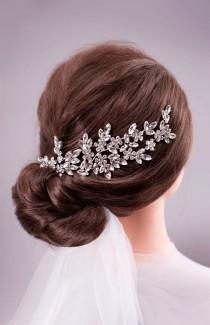 Wedding Hair Accessories Bridal Hair Piece Wedding Headband Bridal Back Headpiece Crystal Hairpiece Rhinestone Headpiece Bridal Hair Jewelry wedding photo - Wedding Hair Accessories Bridal Hair Piece Wedding Headband Bridal Back Headpiece Crystal Hairpiece Rhinestone Headpiece Bridal Hair Jewelry
