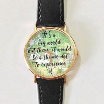 Travel Quotes Watch, Women Watches, Leather Watch, Men's Watch, Boyfriend Watch, Ladies Watch, Silver Gold Rose Watch, Unique, Gift wedding photo - Travel Quotes Watch, Women Watches, Leather Watch, Men's Watch, Boyfriend Watch, Ladies Watch, Silver Gold Rose Watch, Unique, Gift