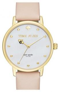 Kate Spade New York 'metro - Honeybee' Leather Strap Watch, 34mm Available At #Nordstrom wedding photo - Kate Spade New York 'metro - Honeybee' Leather Strap Watch, 34mm Available At #Nordstrom