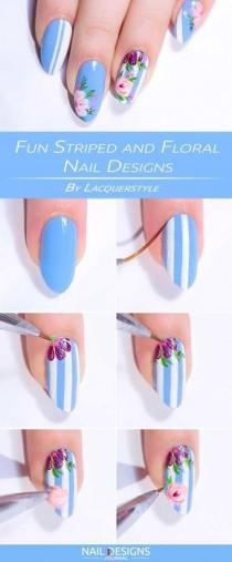 wedding photo - Fun Nail Designs That Are Easy To Do At Home