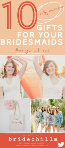 wedding photo - Click The Image To Find Gift Ideas For Your Bridesmaids! From T-shirts To Totes And Robes, We've Got All Our Favorites! 