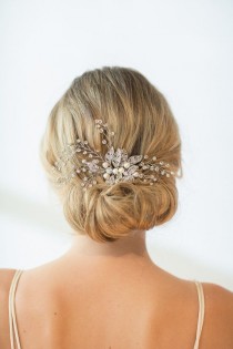 Wedding Hair Comb, Wedding Hairpiece, Crystal Bridal Comb, Bridal Headpiece, Freshwater Pearl Beaded Hair Comb, Bridal Hair Comb wedding photo - Wedding Hair Comb, Wedding Hairpiece, Crystal Bridal Comb, Bridal Headpiece, Freshwater Pearl Beaded Hair Comb, Bridal Hair Comb