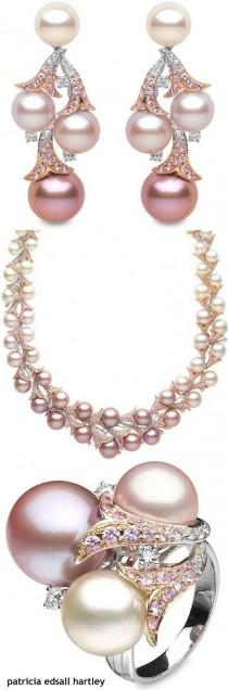 Patricia Edsall Hartley - Pearl Necklace And Earrings wedding photo - Patricia Edsall Hartley - Pearl Necklace And Earrings