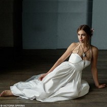 Cotton Wedding Dress Simple Wedding Dress By VICTORIASPIRINA wedding photo - Cotton Wedding Dress Simple Wedding Dress By VICTORIASPIRINA