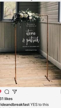 Modern Wedding Inspiration, Industrial Welcome Sign, Wedding Planning Tips, Bride, Wedding Decorations, Wedding Decor, We… wedding photo - Modern Wedding Inspiration, Industrial Welcome Sign, Wedding Planning Tips, Bride, Wedding Decorations, Wedding Decor, We…