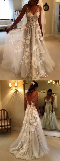 Lace Strapless Wedding Dress Long Train Beautiful Lace Mermaid Wedding Dresses wedding photo - Lace Strapless Wedding Dress Long Train Beautiful Lace Mermaid Wedding Dresses
