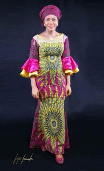 CHEDE Ankara long dress, African design, African fashion, African Queen, African wedding wedding photo - CHEDE Ankara long dress, African design, African fashion, African Queen, African wedding