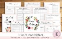 Maid of Honor Planner, Wedding Planner Printable, Bridesmaid Planner, Will You Be My Maid of Honor, PDF, DIY Notebook , PDF Download wedding photo - Maid of Honor Planner, Wedding Planner Printable, Bridesmaid Planner, Will You Be My Maid of Honor, PDF, DIY Notebook , PDF Download