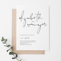 Simple Wedding Invitation wedding photo - Simple Wedding Invitation