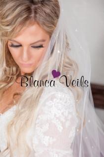 Add Swarovski Rhinestones To Your Veil --1 Set of 50 Stones-- wedding photo - Add Swarovski Rhinestones To Your Veil --1 Set of 50 Stones--