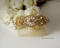 Sale - Hair Comb Rhinestone Gold Wedding Hair Comb Hair Comb Bridesmaid's Hair Comb Flower Girl Hair Headband Comb wedding photo - Sale - Hair Comb Rhinestone Gold Wedding Hair Comb Hair Comb Bridesmaid's Hair Comb Flower Girl Hair Headband Comb
