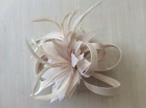 Cream, champagne, beige, nude, neutral, Fascinator, hat, Fascinator hat, wedding, races, ascot, derby, hair accessory, cream, ivory, pearl wedding photo - Cream, champagne, beige, nude, neutral, Fascinator, hat, Fascinator hat, wedding, races, ascot, derby, hair accessory, cream, ivory, pearl