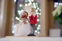 Holiday Wedding Cake Topper wedding photo - Holiday Wedding Cake Topper