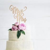 Mr & Mrs Cake Topper, Wedding Cake Topper, Mr and Mrs Cake Topper, Wood Cake Topper, Rustic Cake Topper, Engagement Cake Topper wedding photo - Mr & Mrs Cake Topper, Wedding Cake Topper, Mr and Mrs Cake Topper, Wood Cake Topper, Rustic Cake Topper, Engagement Cake Topper