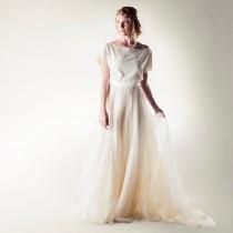 Wedding dress, Boho wedding dress, Beach wedding dress, Two piece wedding dress, Bridal separates, soft dress, silk wedding dress, DANDELION wedding photo - Wedding dress, Boho wedding dress, Beach wedding dress, Two piece wedding dress, Bridal separates, soft dress, silk wedding dress, DANDELION