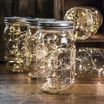 2 METERS Long / SET of FIVE Fairy Light / Copper Wire led Fairy Lights / String Lights / Mason Jar Lights / Battery Powered Lights / White wedding photo - 2 METERS Long / SET of FIVE Fairy Light / Copper Wire led Fairy Lights / String Lights / Mason Jar Lights / Battery Powered Lights / White