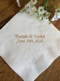 50 Personalized Napkins Personalized Napkins Wedding Personalized Cocktail Beverage Paper Anniversary Party Monogram Custom Luncheon Avail! wedding photo - 50 Personalized Napkins Personalized Napkins Wedding Personalized Cocktail Beverage Paper Anniversary Party Monogram Custom Luncheon Avail!