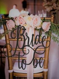 Bride to Be Chair Sign, Bridal Shower Sign, Bridal Shower Gift, Bridal Shower Chair Sign, Gold Chair Sign, Wooden Sign, Rose Gold Chair Sign wedding photo - Bride to Be Chair Sign, Bridal Shower Sign, Bridal Shower Gift, Bridal Shower Chair Sign, Gold Chair Sign, Wooden Sign, Rose Gold Chair Sign