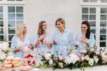 Bridesmaid Robes // Bridal Robe // Bride Robe // Bridal Party Robes // Bridesmaid Gift // Robe // Floral Robes wedding photo - Bridesmaid Robes // Bridal Robe // Bride Robe // Bridal Party Robes // Bridesmaid Gift // Robe // Floral Robes