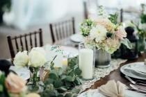 Eucalyptus garland, FRESH, silver dollar and seeded eucalyptus table runner, mixed eucalyptus, greenery garland, greenery table centerpiece wedding photo - Eucalyptus garland, FRESH, silver dollar and seeded eucalyptus table runner, mixed eucalyptus, greenery garland, greenery table centerpiece