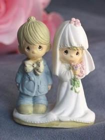 Precious Moments ® "The Lord Bless You and Keep You" Small Wedding Cake Topper Figurine - 704418 wedding photo - Precious Moments ® "The Lord Bless You and Keep You" Small Wedding Cake Topper Figurine - 704418